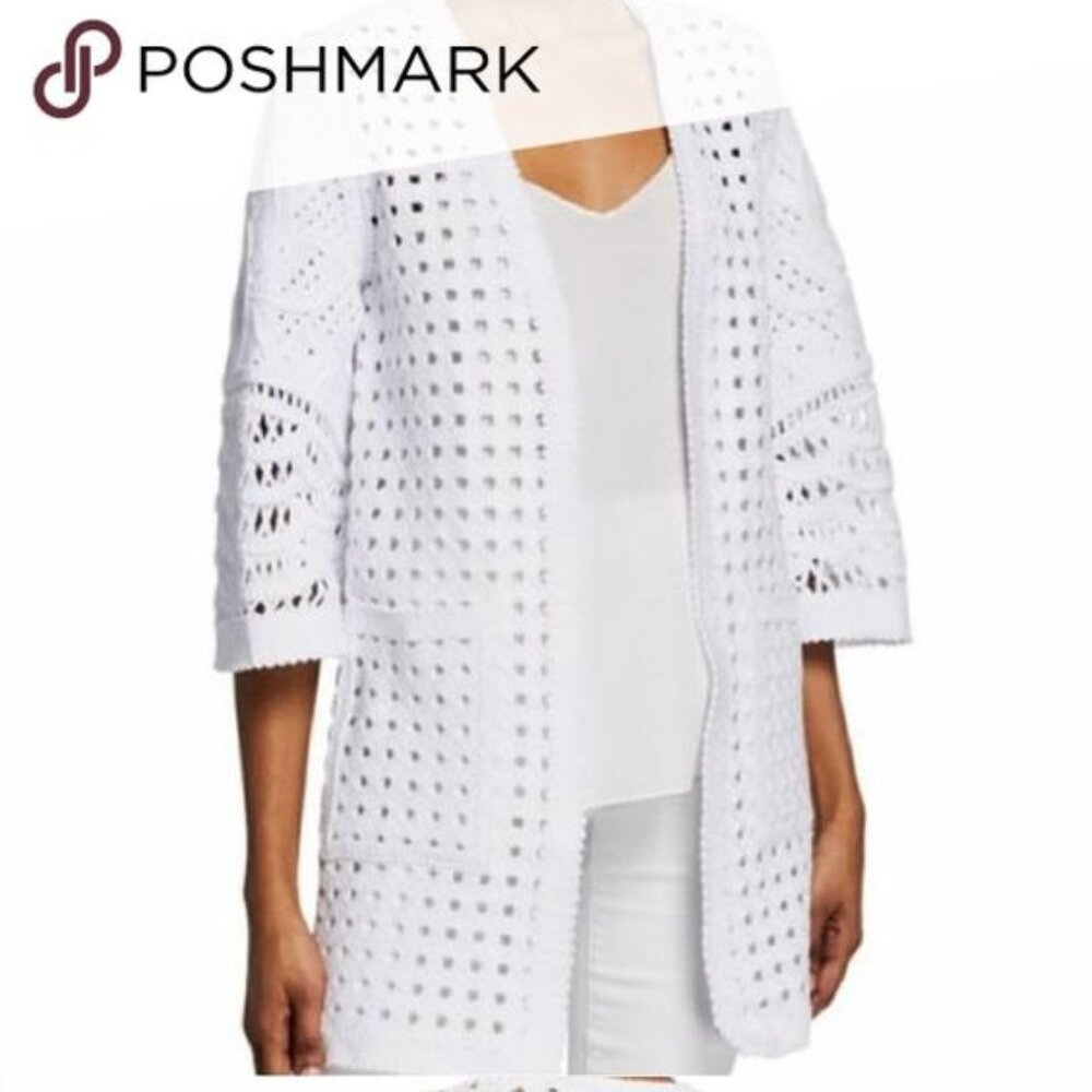 NWT Kobi Halperin Jillian Basket Weave Cardigan